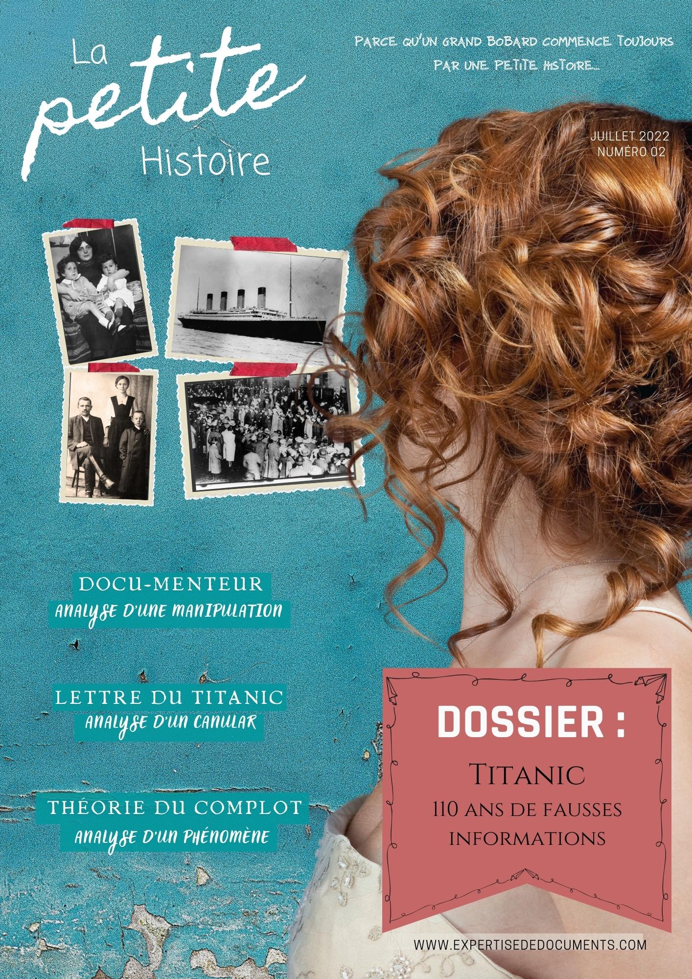 Numéro sur les mythes du Titanic (magazine gratuit) Couverture02